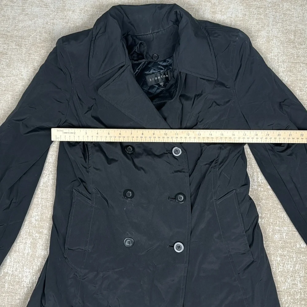 Women's Braetan Wool Blend Black Dress Coat Size S